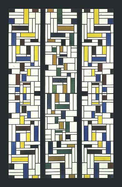 Theo van Doesburg Stained-Glass Composition IV. oil painting image
